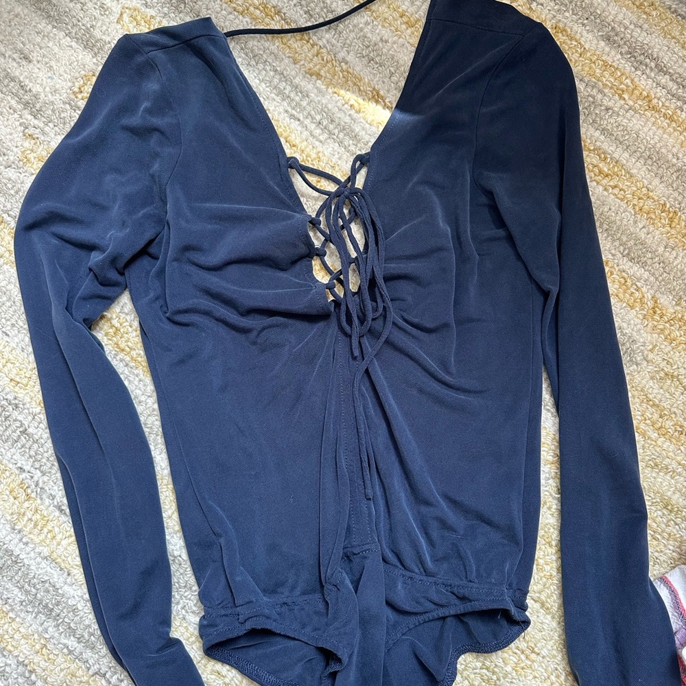 Zara bodysuit in Navy